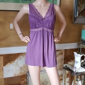 Soma Lavender Lace Chemise